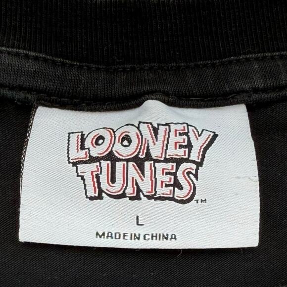 Vintage Looney Tunes Bugs Bunny Retro Graphic T-Shirt Mens Sz Large Embroidered - Picture 3 of 9